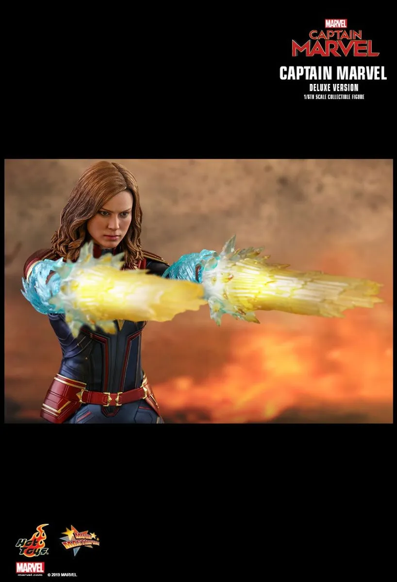 HOT TOYS CAPTAIN MARVEL DELUXE VERSION COLLECTIBLE FIGURE 1/6TH SCALE- MMS522