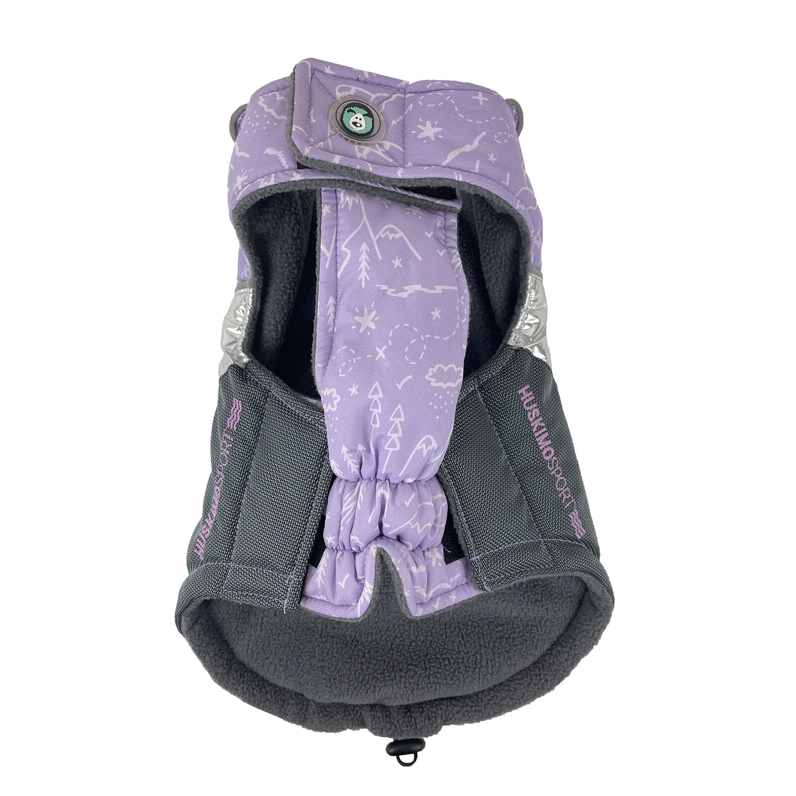 Huskimo Dog Coat Sherpa Lilac