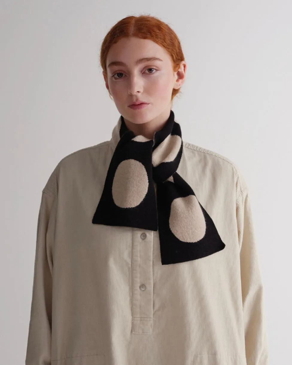 Jo Gordon small spot scarf (Black)