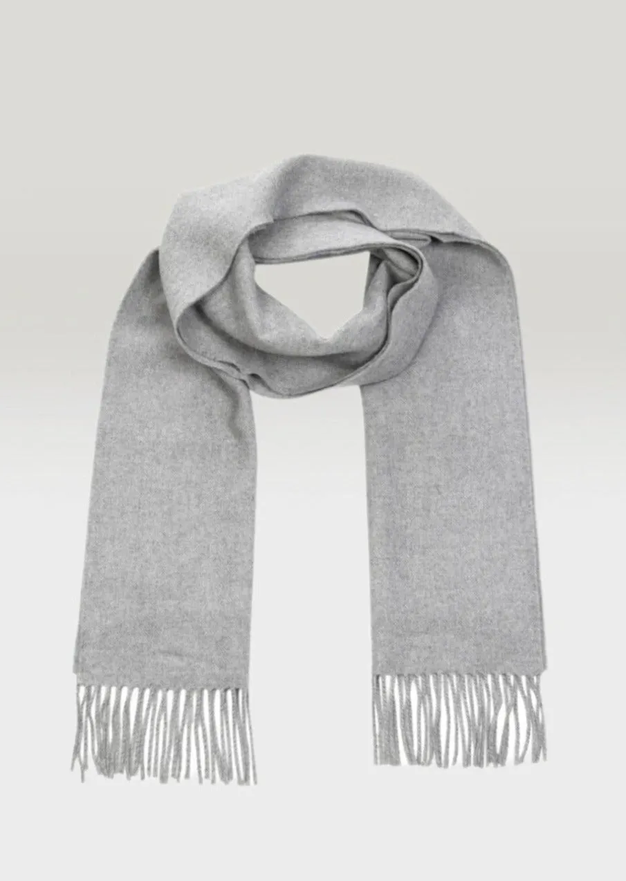 John Hanly Merino Scarf | Grey