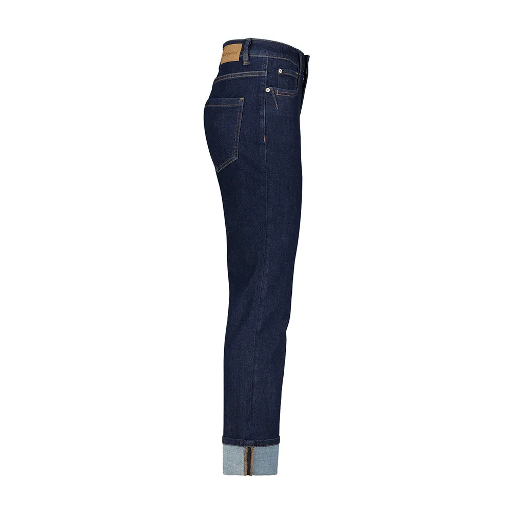 Kate Dark Blue Turn Up Jeans