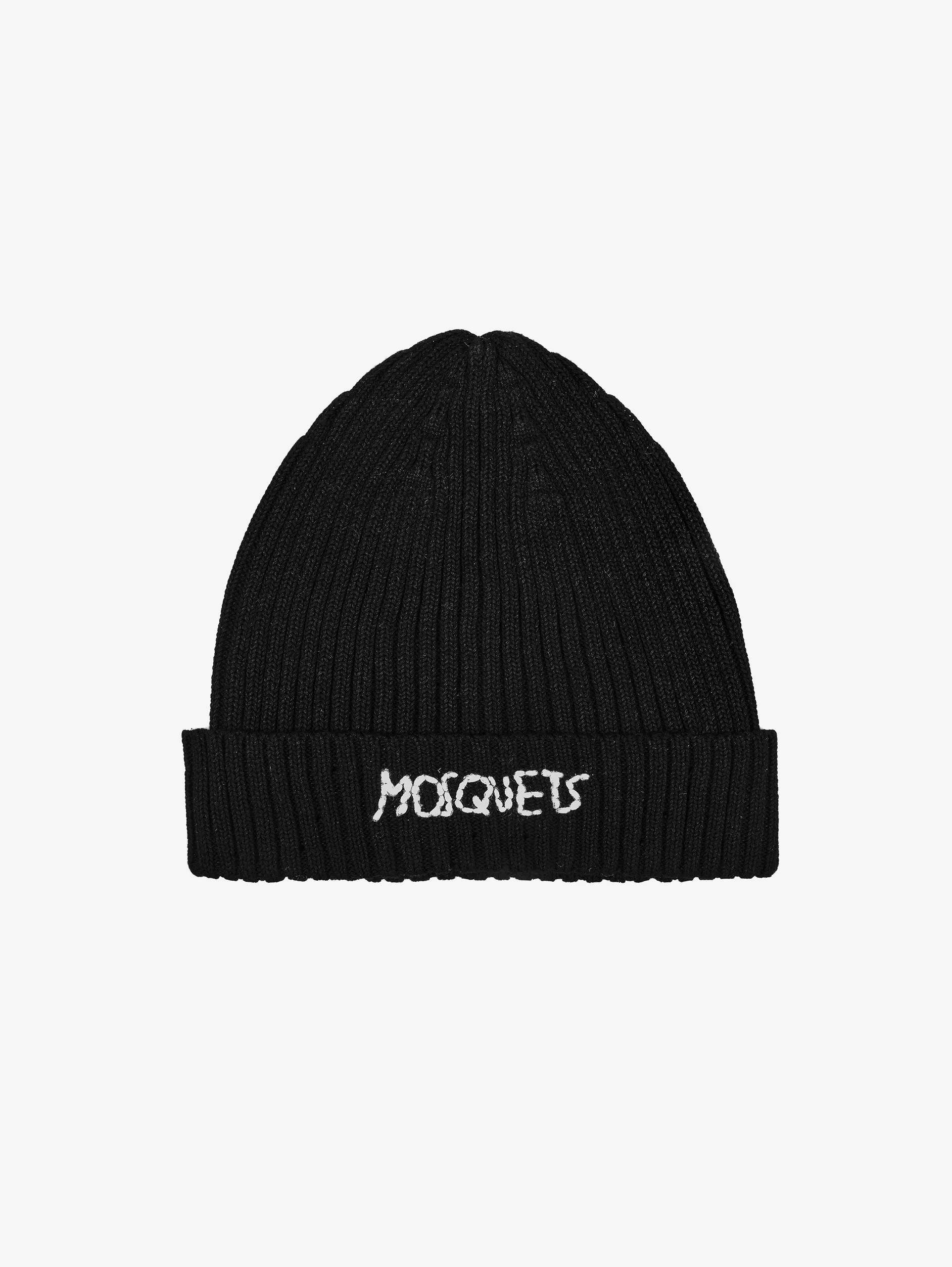 KNIT BEANIE BLACK "MOSQUETS"