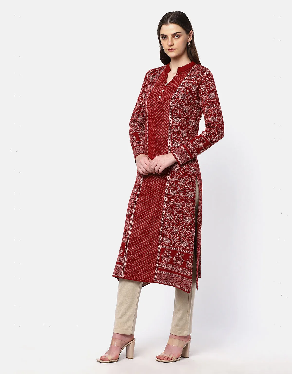 Knitted Women Fancy Kurti