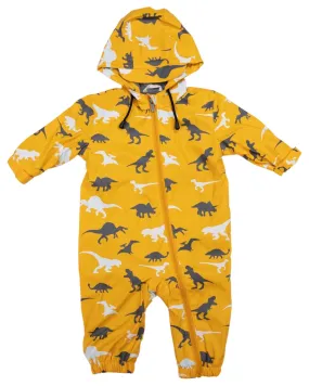 Korango Rain suit Changing Colour Dino Mustard