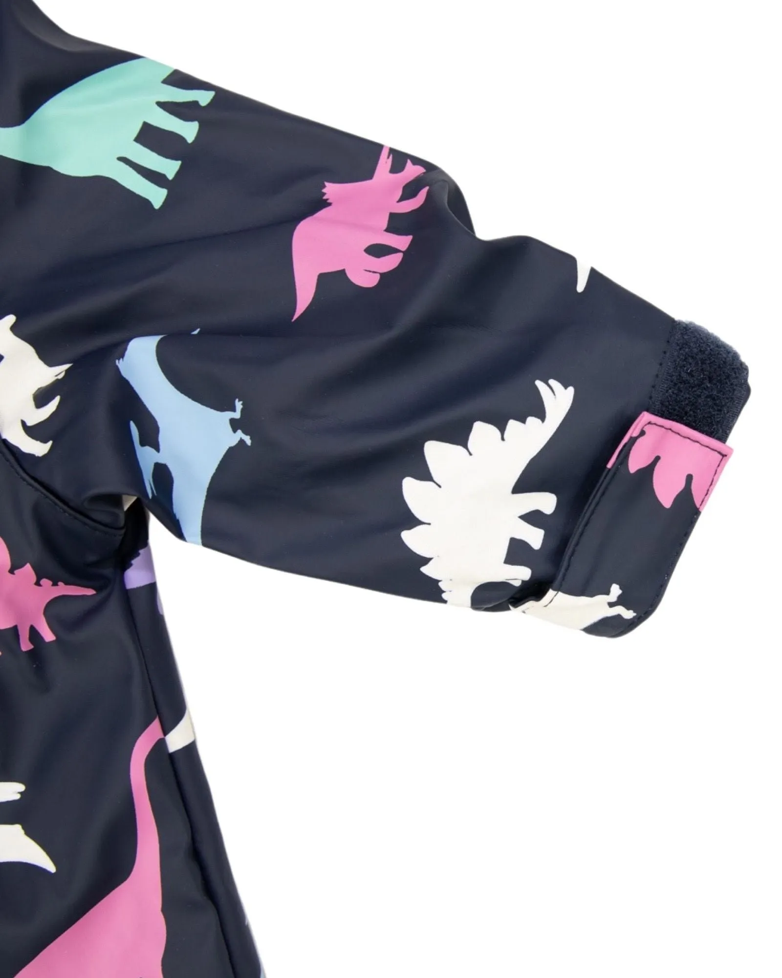 Korango Rain suit Changing Colour Dino Navy