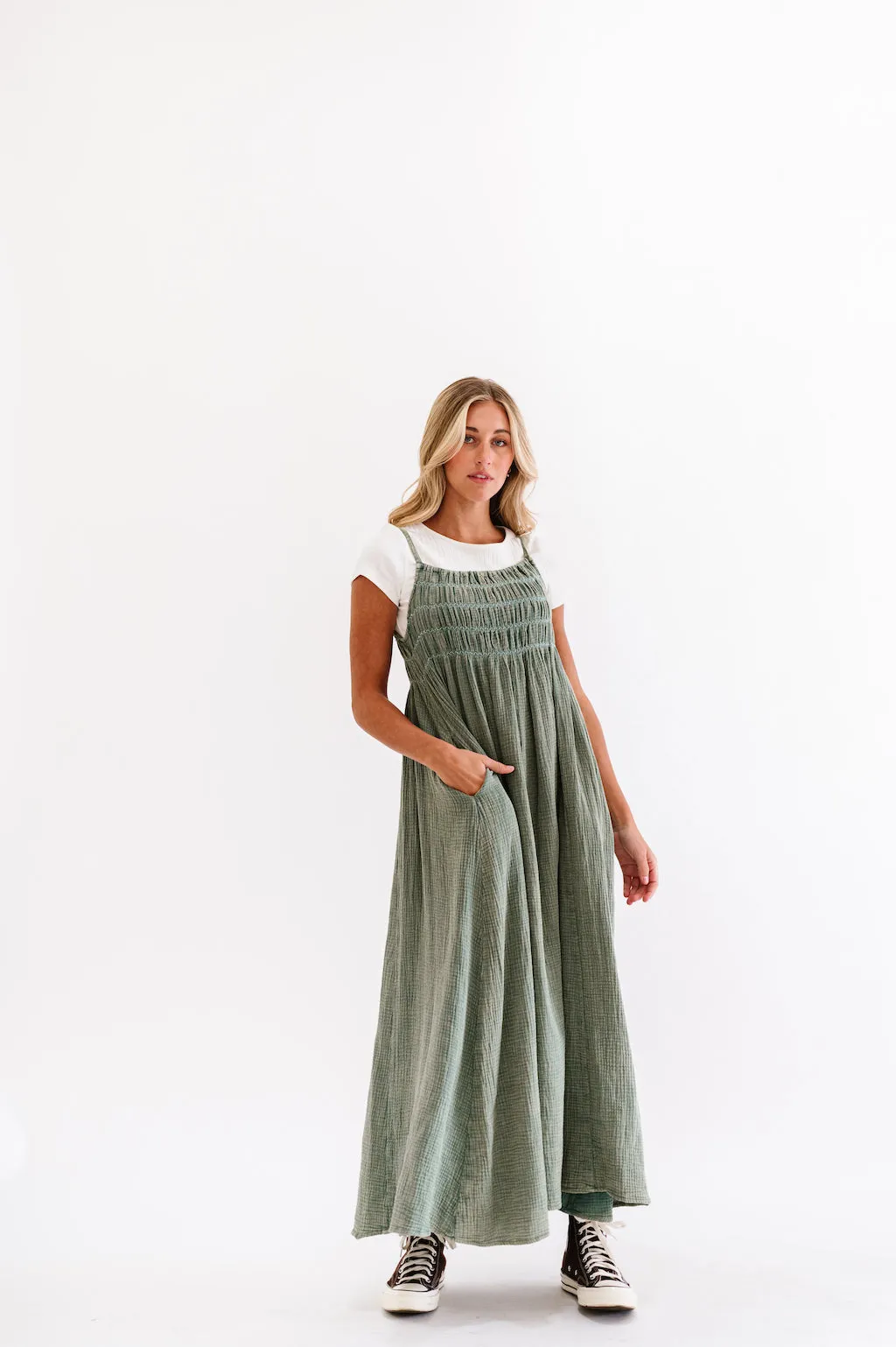 Kyla Dress in Sage