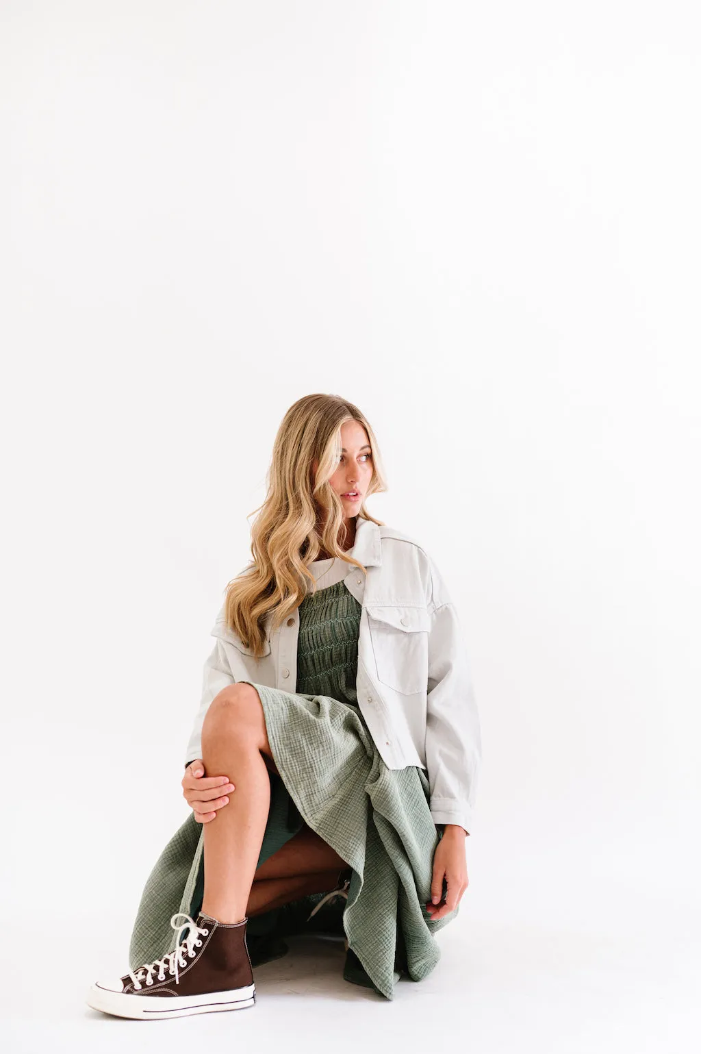 Kyla Dress in Sage