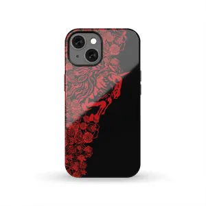 Lee's Excellent Tough Phone Case with Unicorn - Red Roses