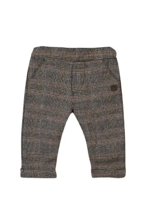 Light Brown Plaid Baby Pants