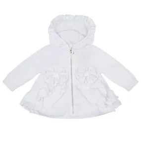 LITTLE A - Jillie Little Fish Frill Jacket - White