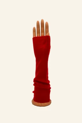 Long Cashmere Fingerless Gloves