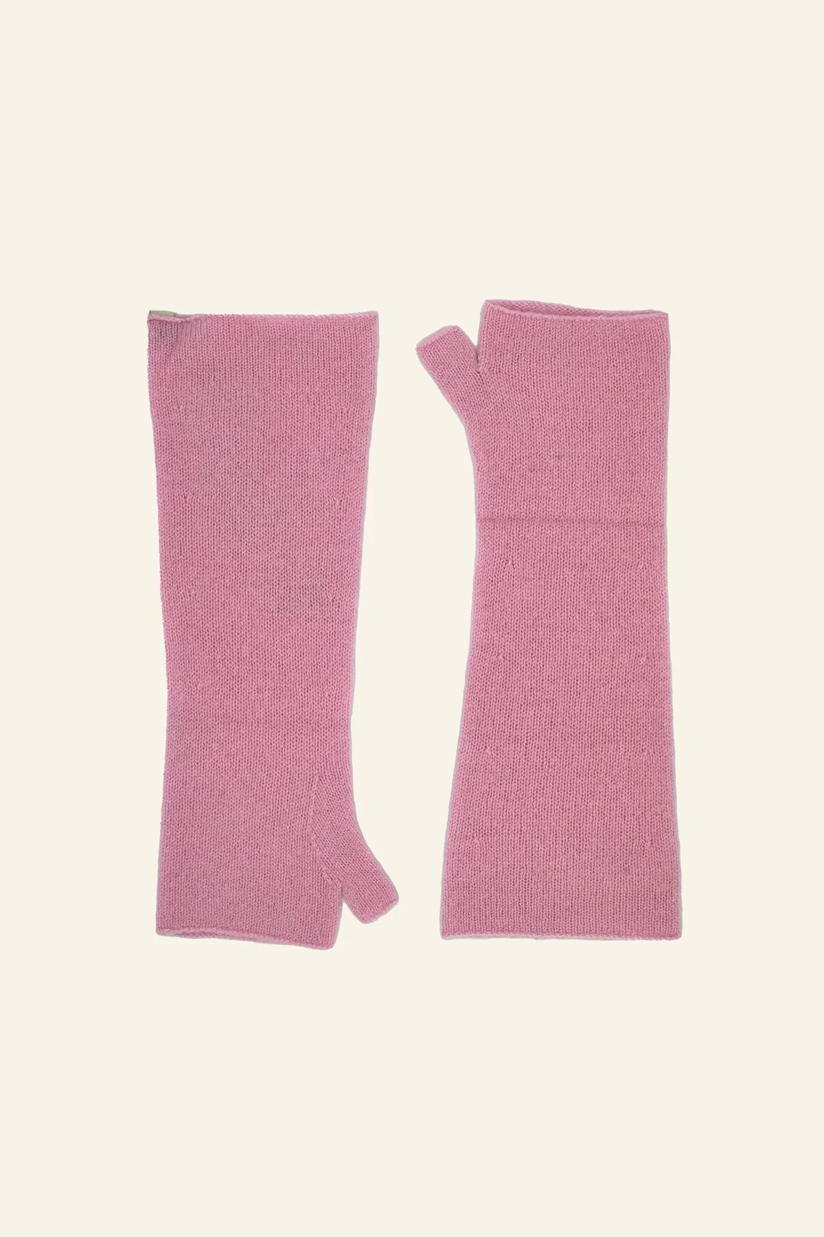 Long Cashmere Fingerless Gloves