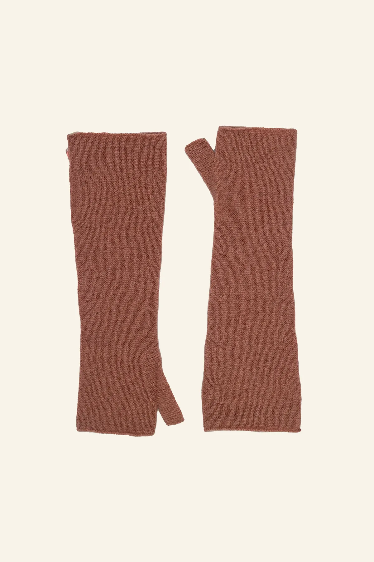 Long Cashmere Fingerless Gloves