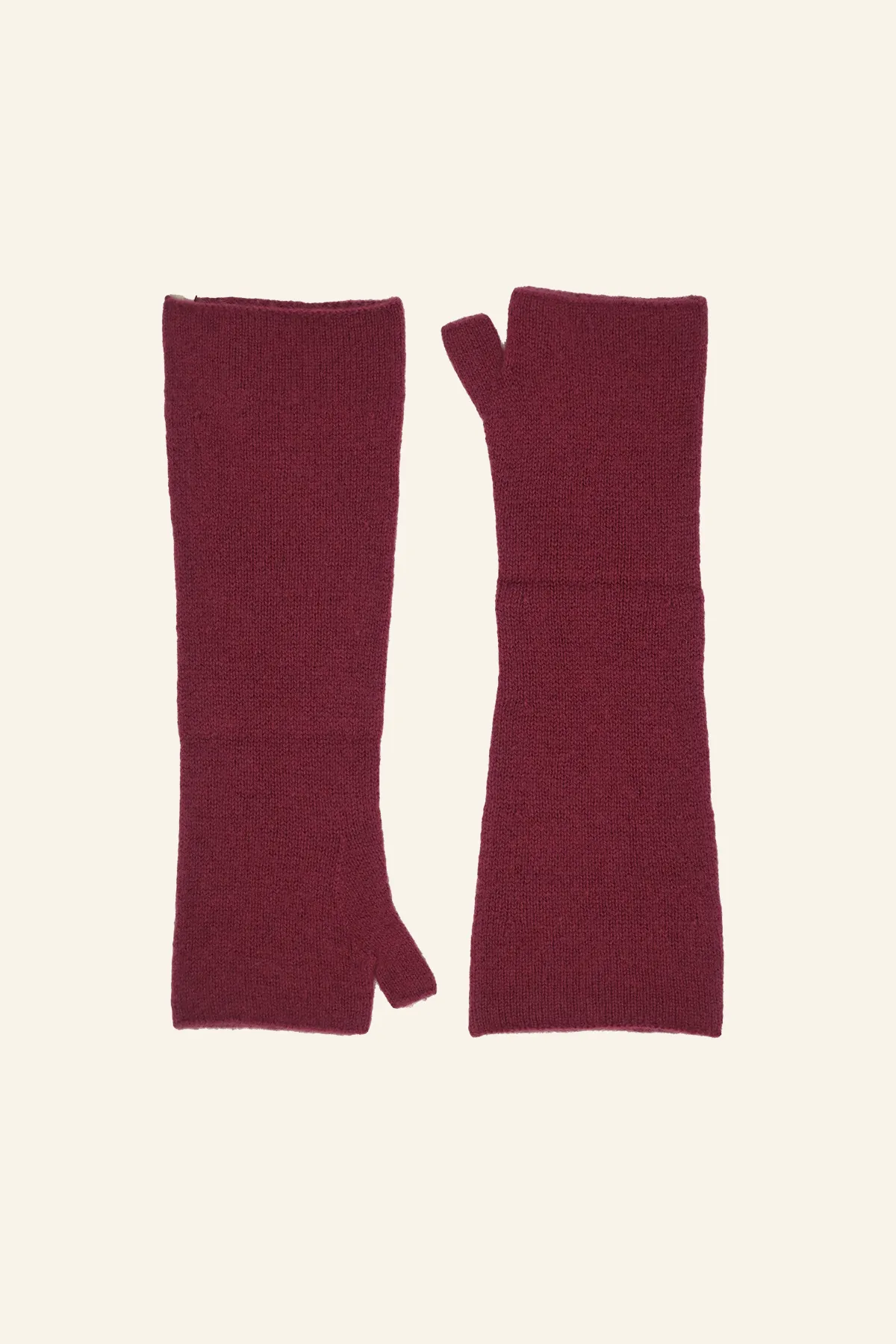 Long Cashmere Fingerless Gloves