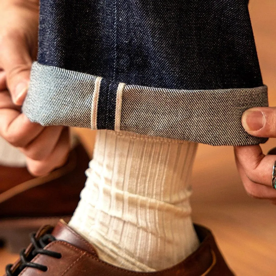 LOOSE STRAIGHT SELVEDGE DENIM JINJI