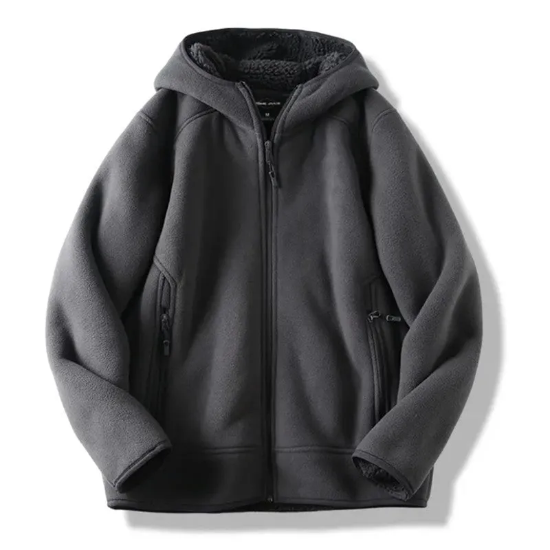 LovelyRLovely Polar Fleece Unisex Thick Hooded Coat