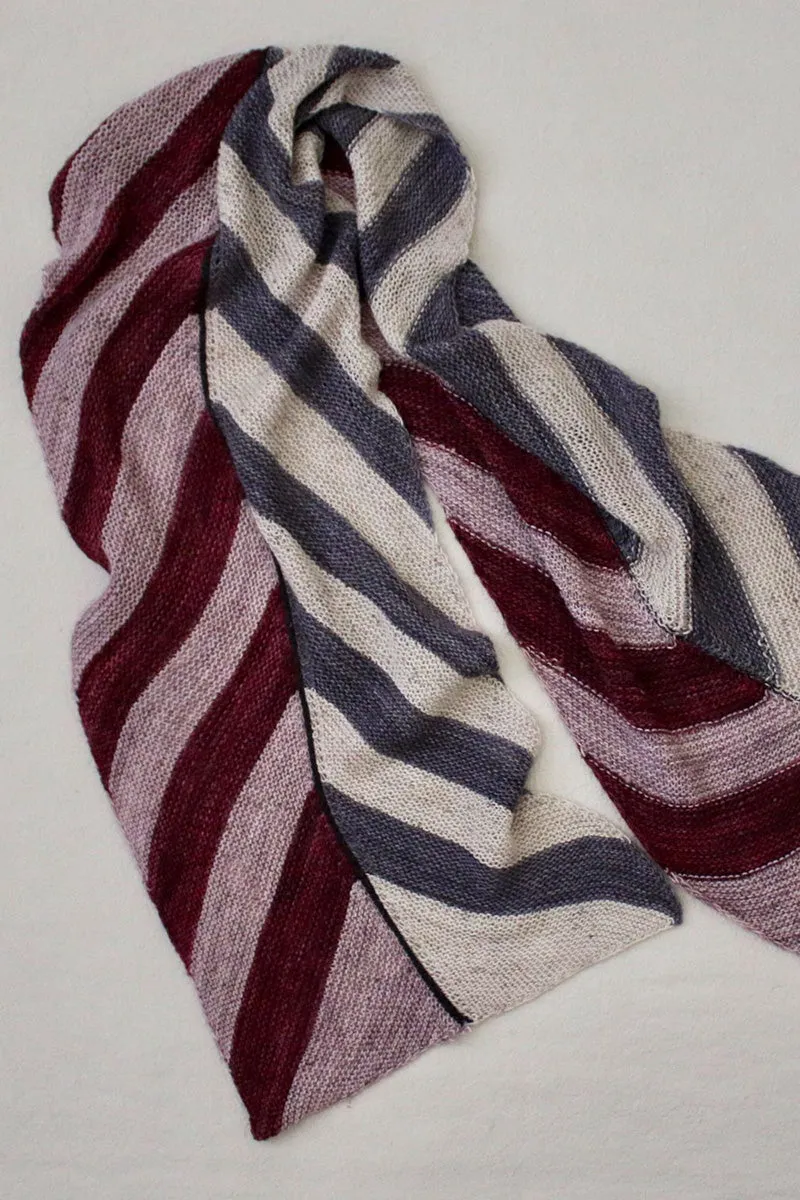 Madelinetosh Tosh Patterns - Chevron Scarf