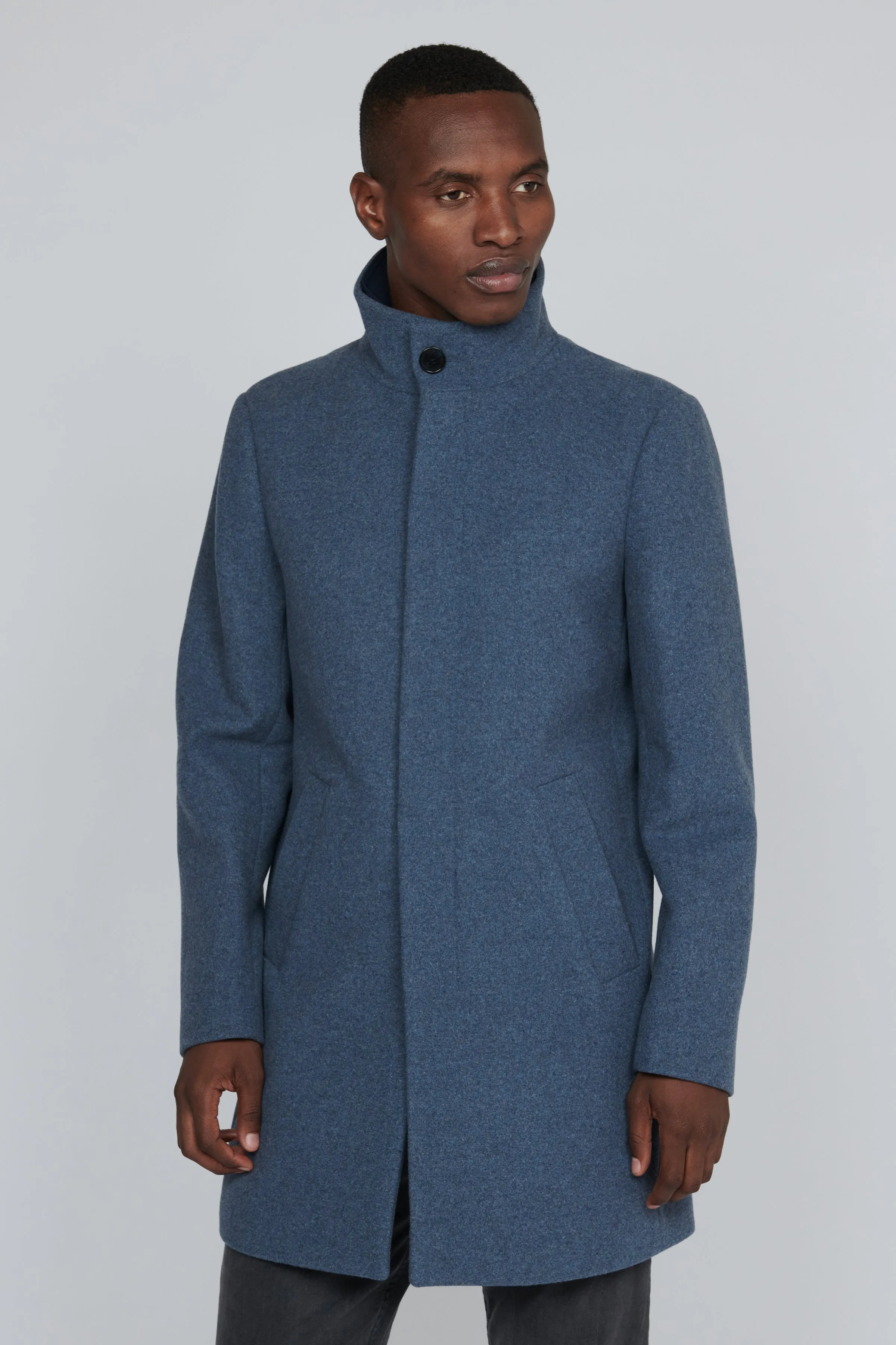 MATINIQUE HARVEY N COAT - DUST BLUE