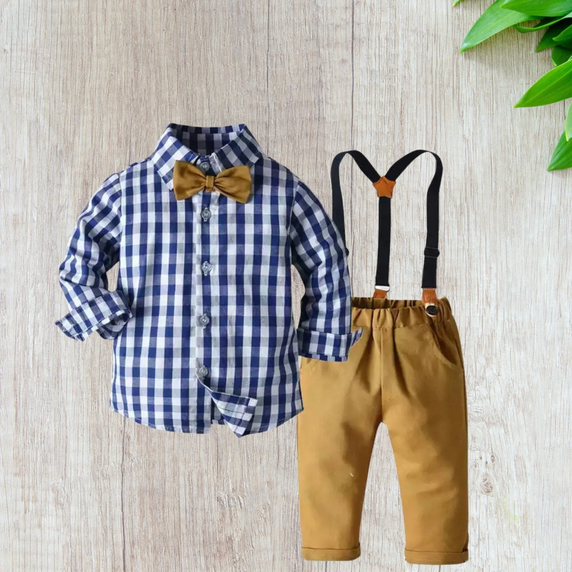 Mayfair - Baby / Toddler Boys Long Sleeve Suit Set