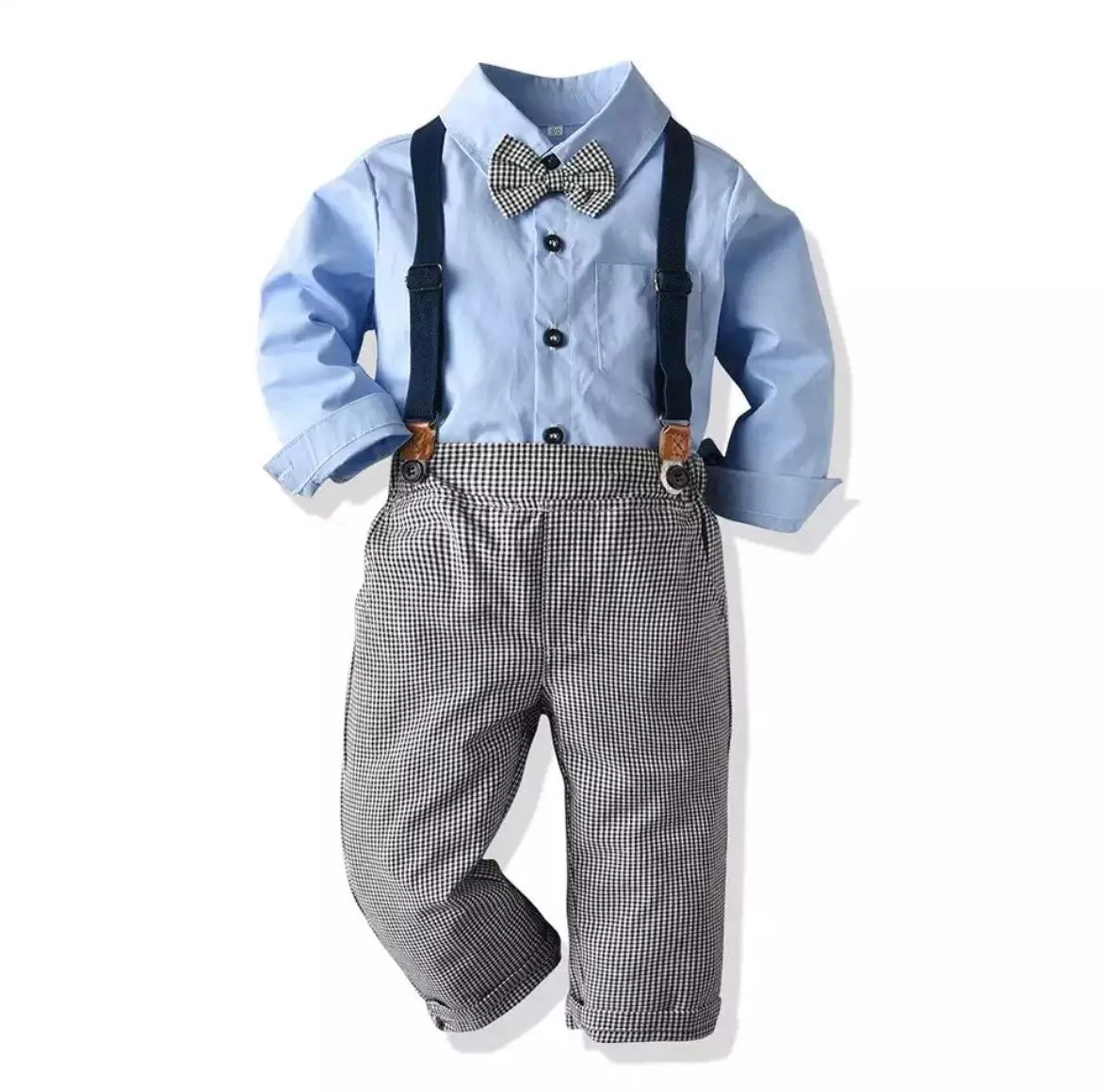 Mayfair - Baby / Toddler Boys Long Sleeve Suit Set