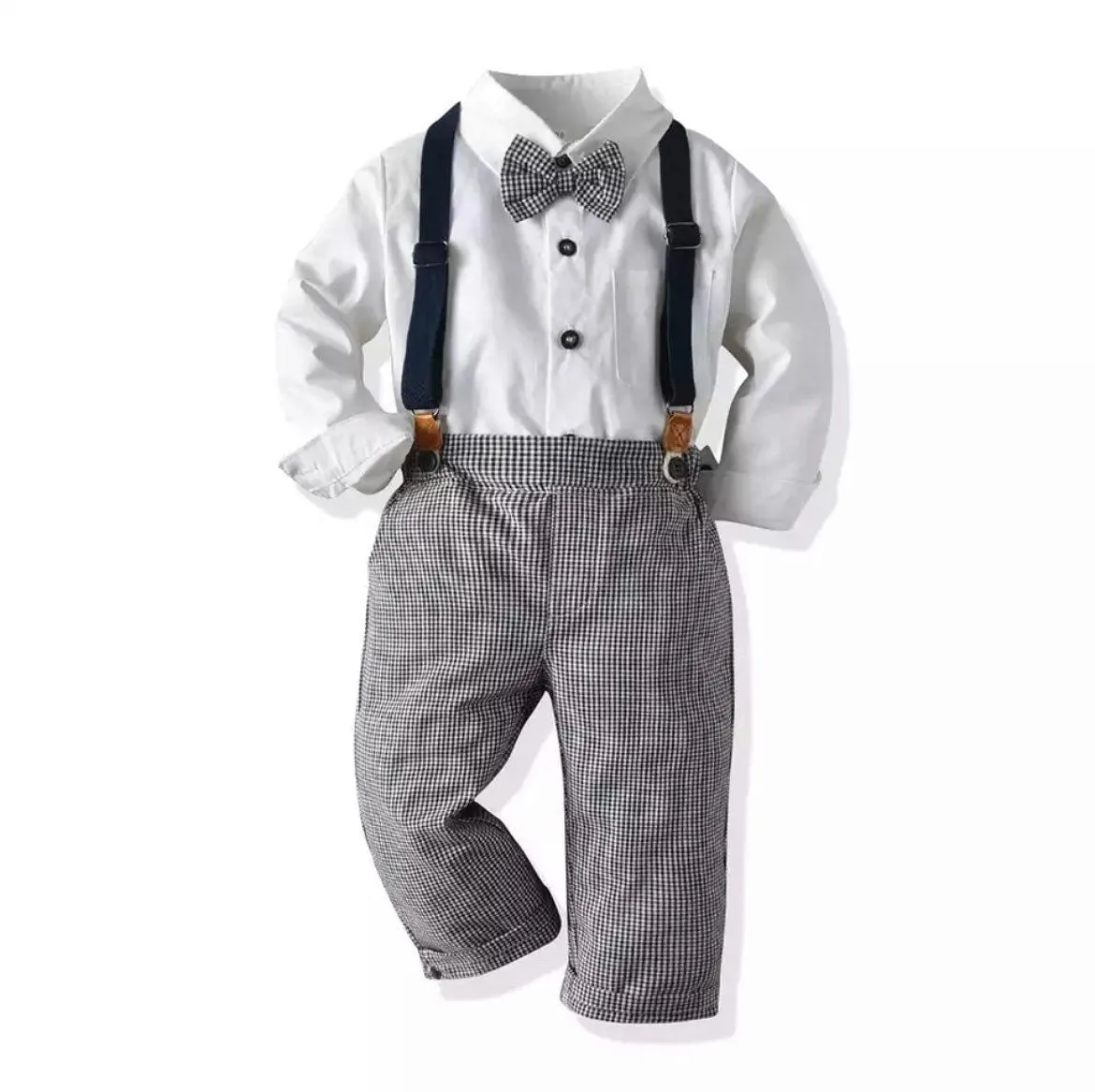 Mayfair - Baby / Toddler Boys Long Sleeve Suit Set