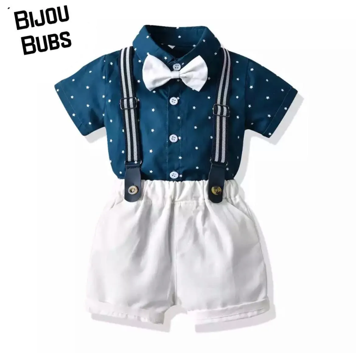 Mayfair Summer - Toddler / Baby Boy Short Sleeve Suit Set