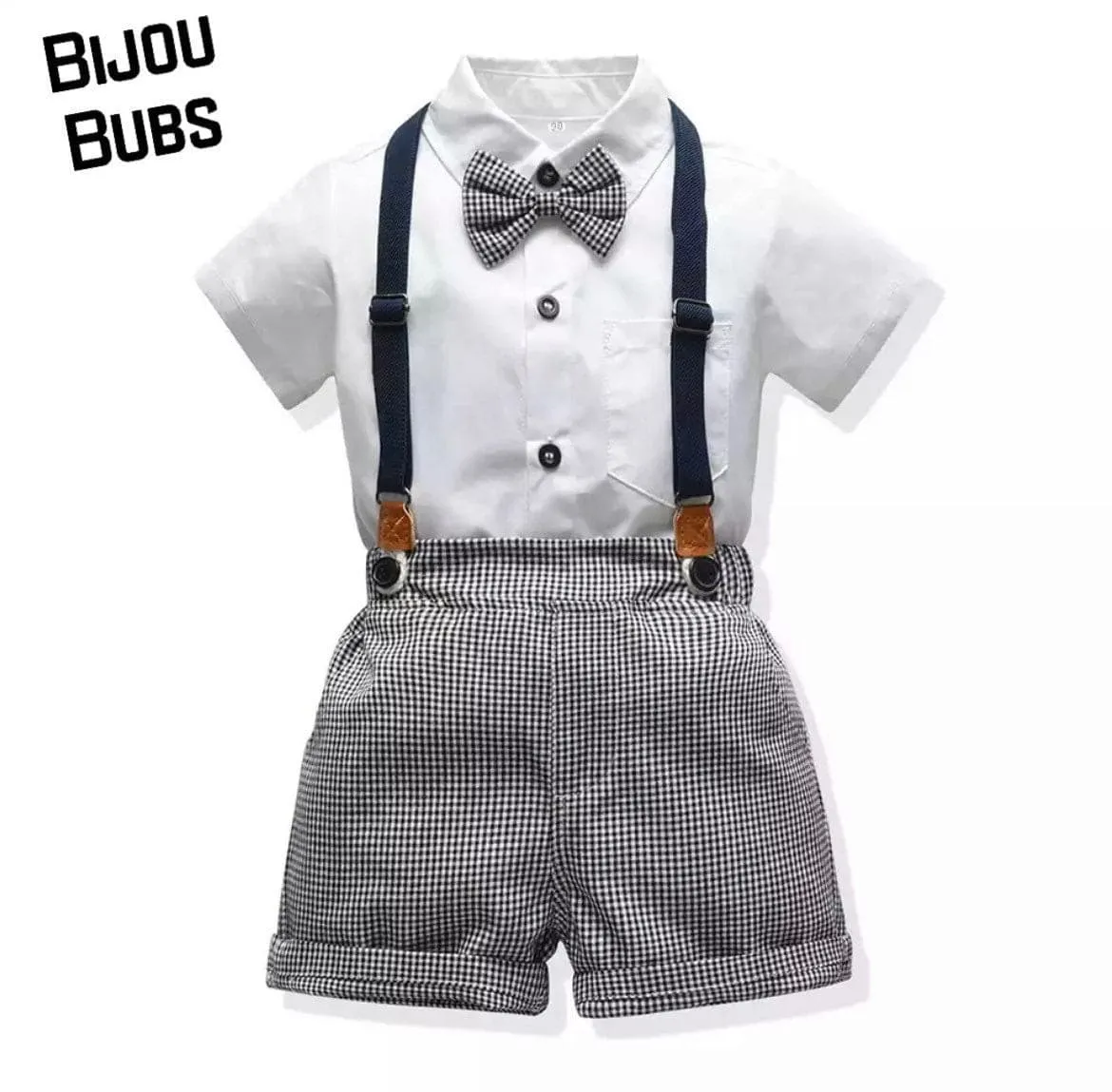 Mayfair Summer - Toddler / Baby Boy Short Sleeve Suit Set