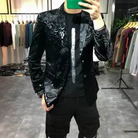 Men Party Performance Hip Hop Blazer