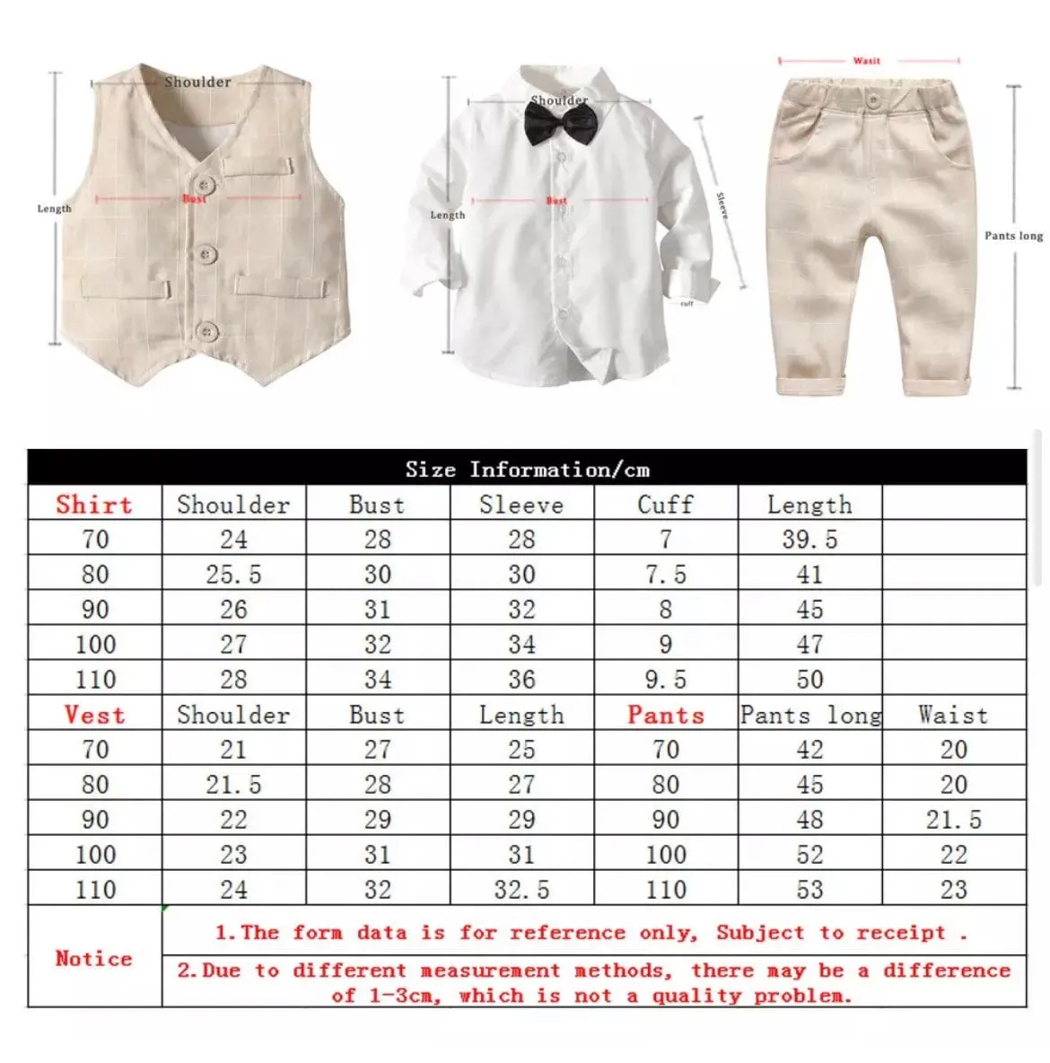 Monaco - Boys Linen Look Suit Set with Bow tie