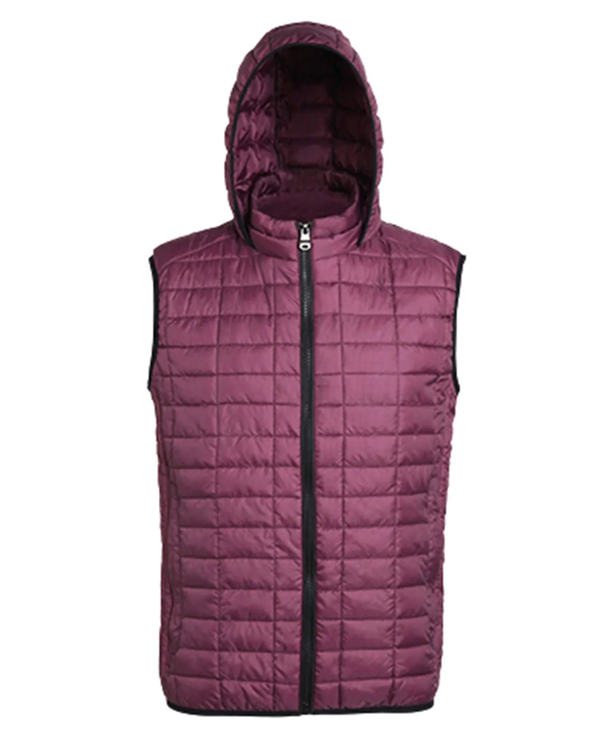 Mulberry* - Honeycomb hooded gilet