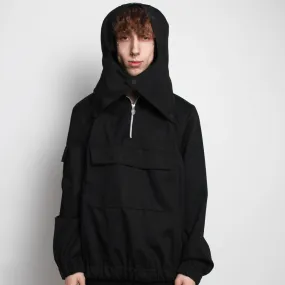 MULTI POCKET WINDCHEATER BLACK