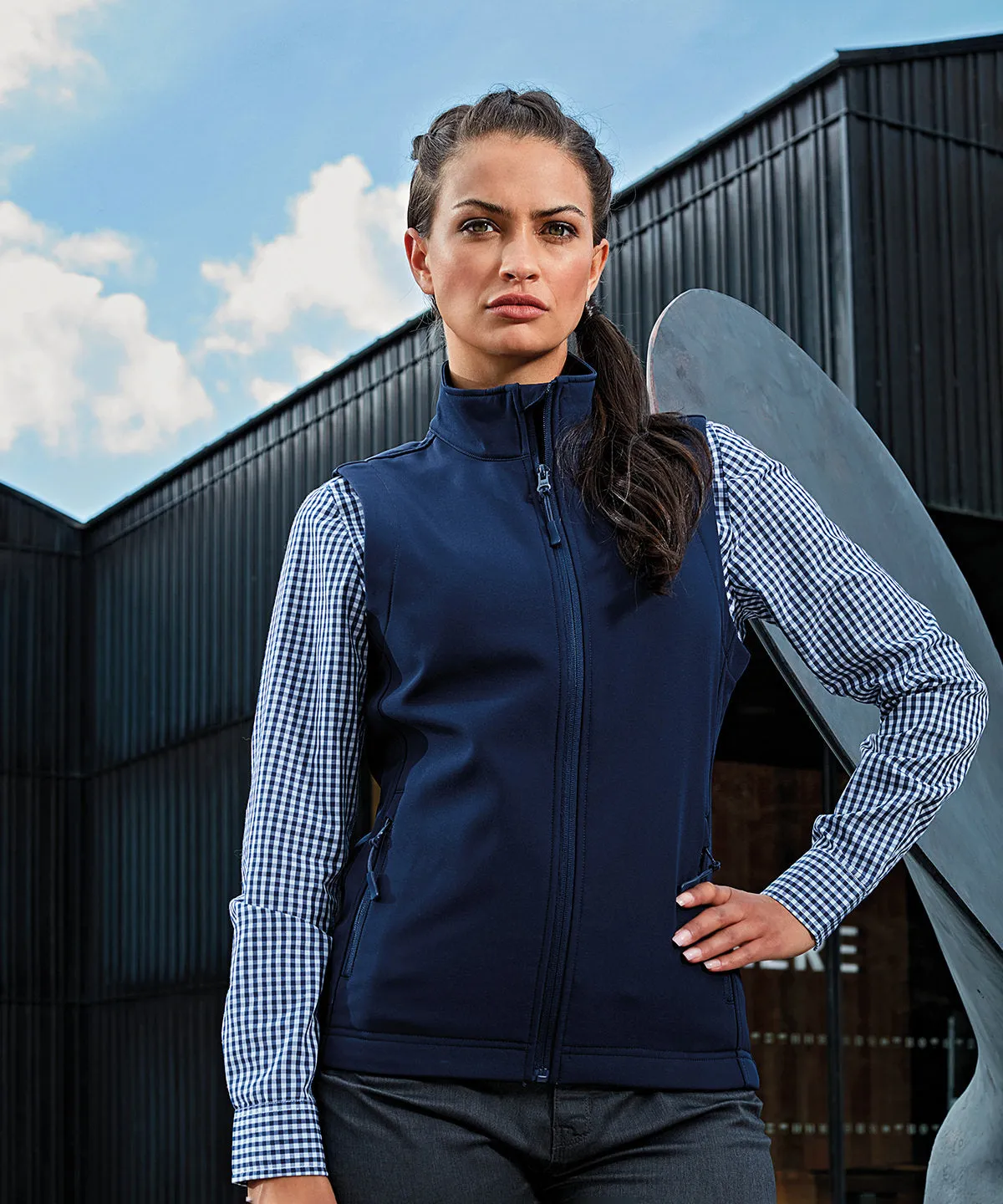 Navy - Women’s Windchecker® printable and recycled gilet