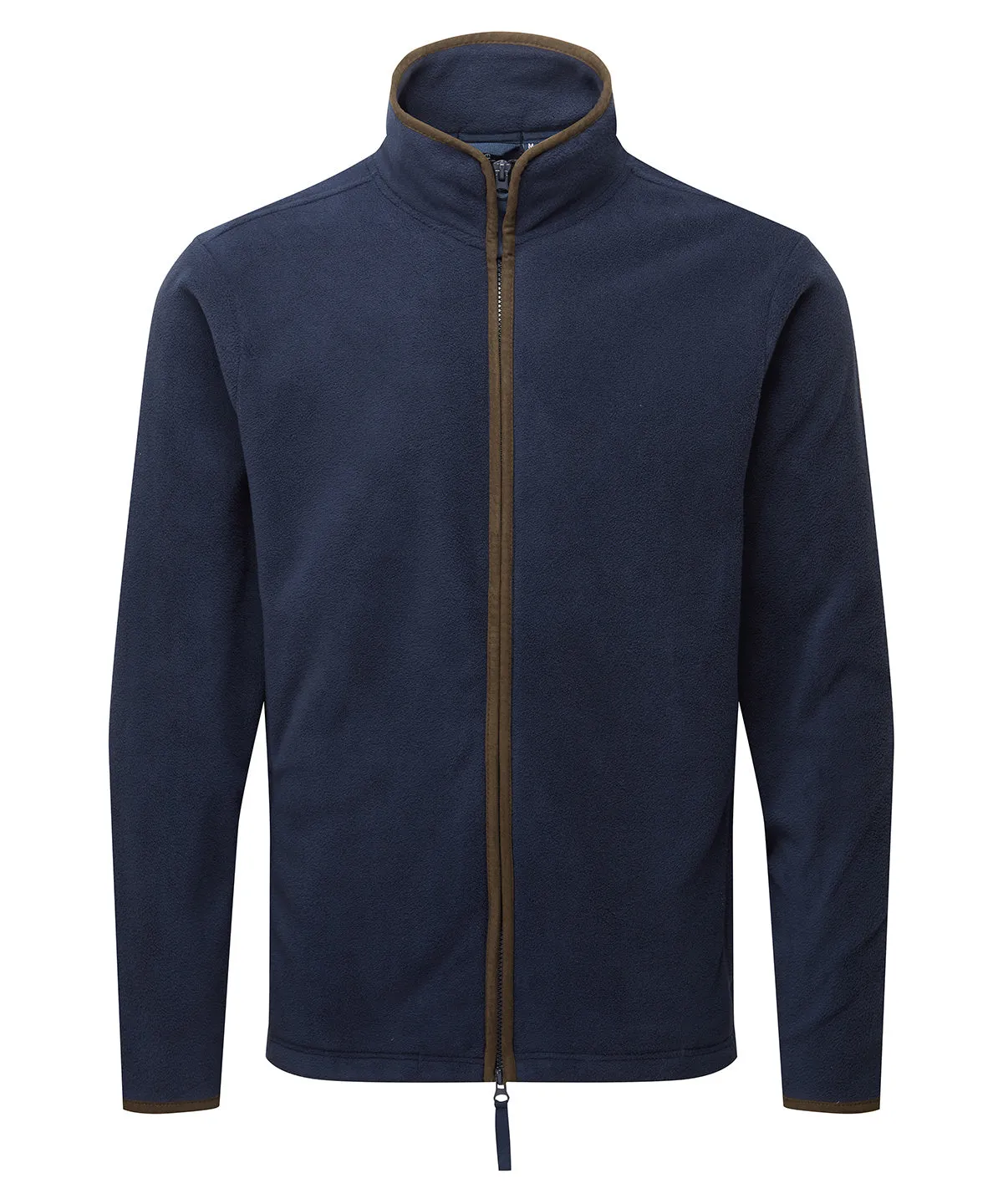 Navy/Brown - Artisan fleece jacket