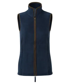 Navy/Brown - Women’s artisan fleece gilet