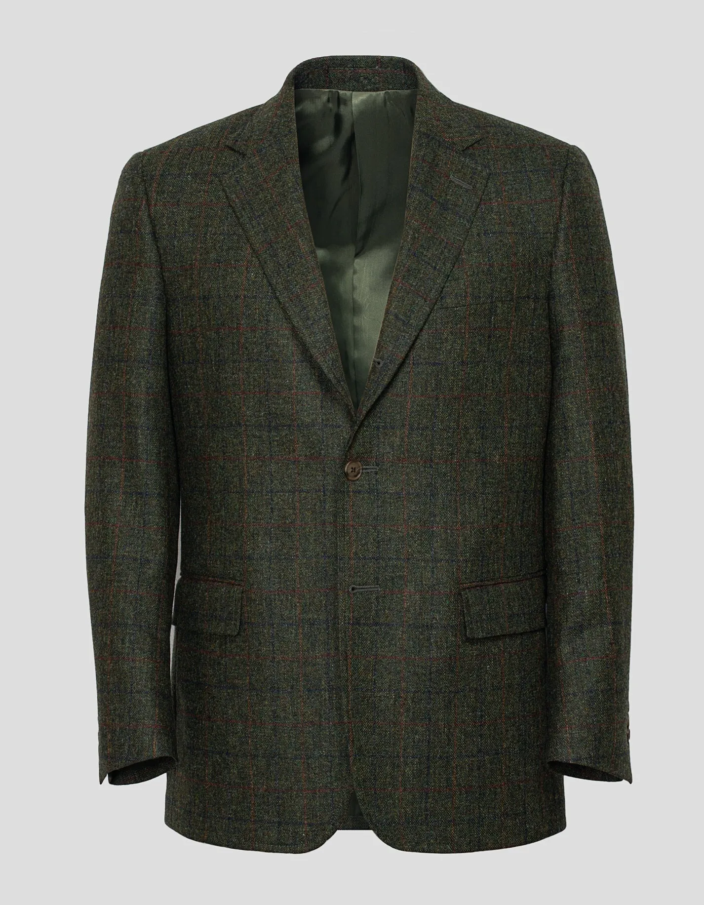 OLIVE MULTI PANE SPORT COAT