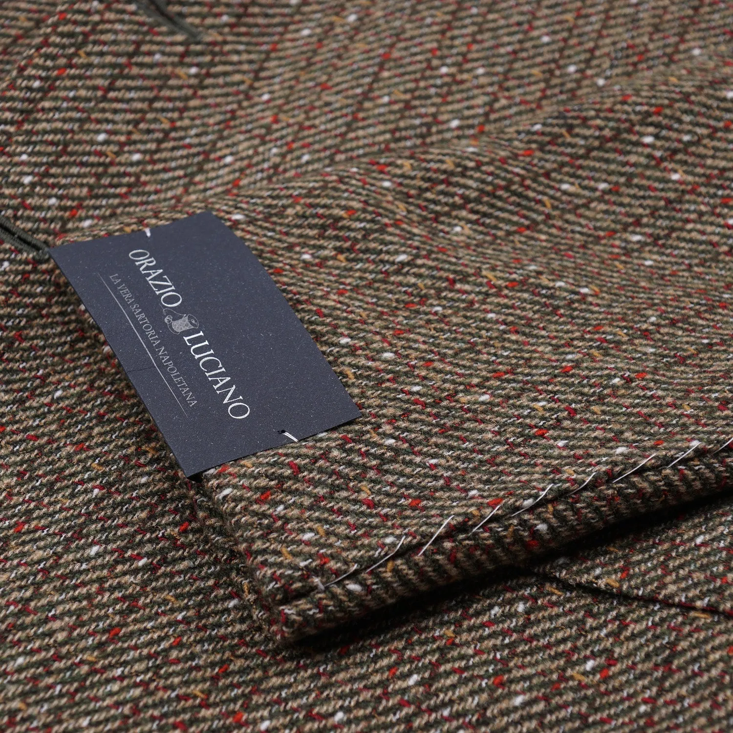 Orazio Luciano Patterned Tweed Wool Sport Coat