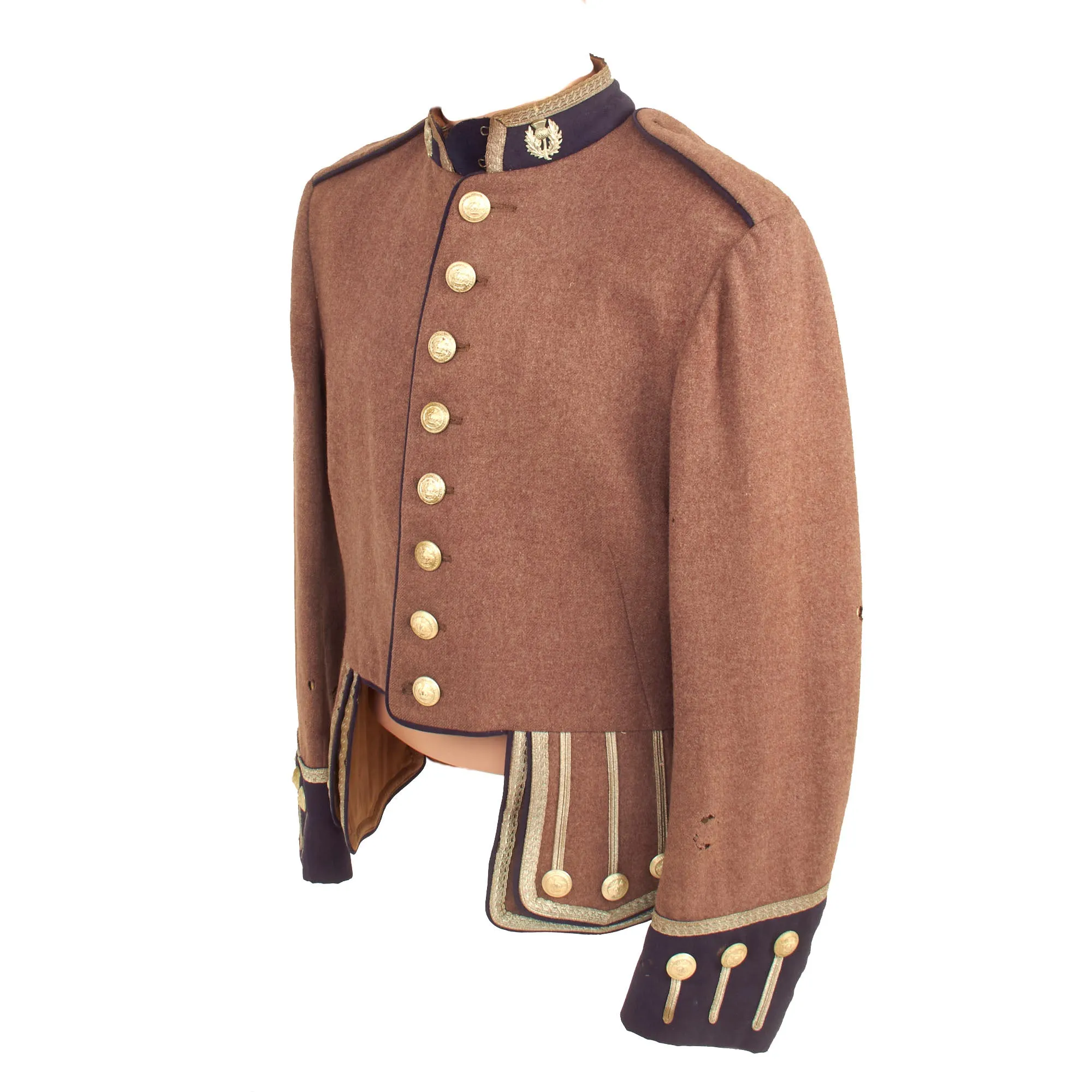 Original British WWI 9th (Scottish) Infantry Division Dress Doublet; London Scottish Volunteers