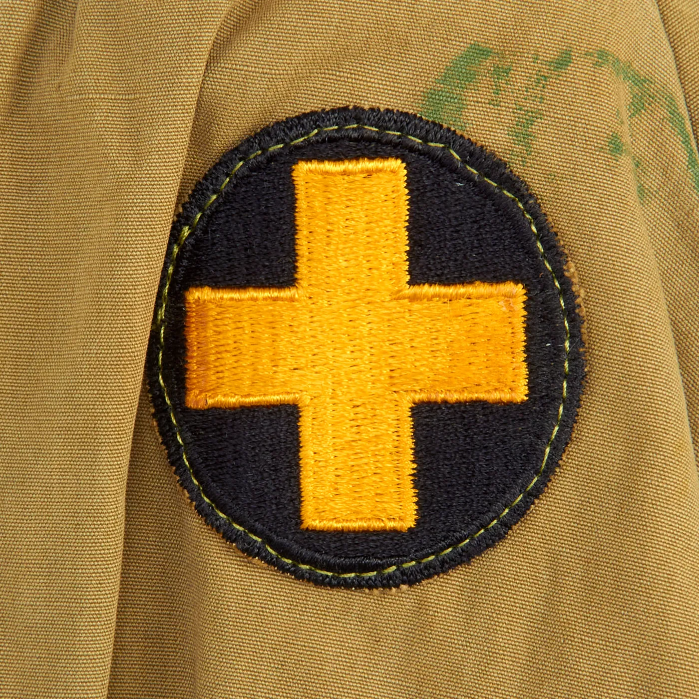 Original U.S. WWII 33rd Infantry Division Patched M1941 Field Jacket - Golden Cross Division