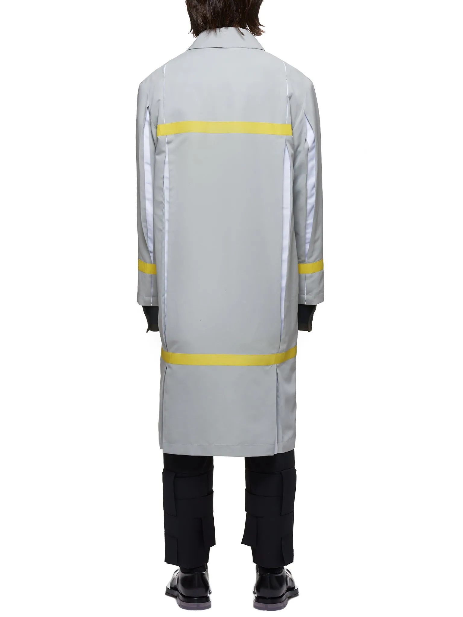 Pamosi Coat (2001-N5011-GRAY-YELLOW)