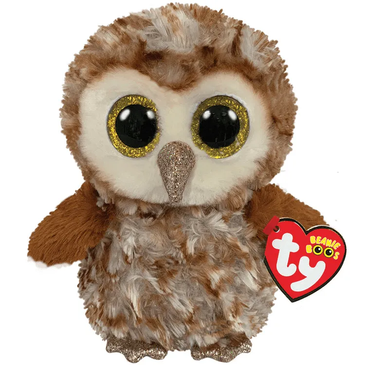 Percy Barn Owl Beanie Boo Plush Toy