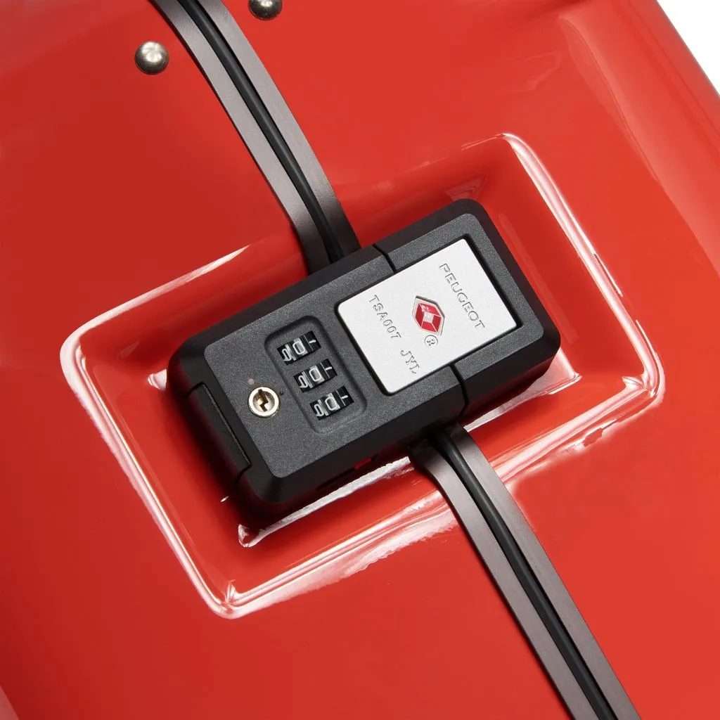 Peugeot Voyages 80cm Zipperless Trunk Luggage - Red