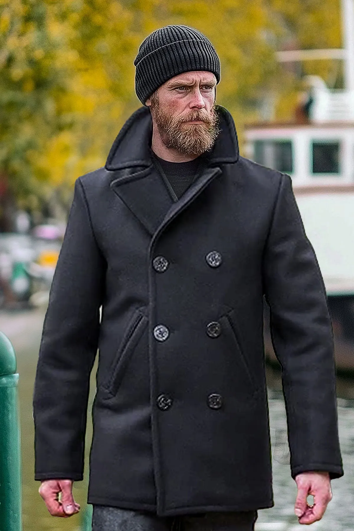 Pike Brothers - 1938 Pea Coat black wool