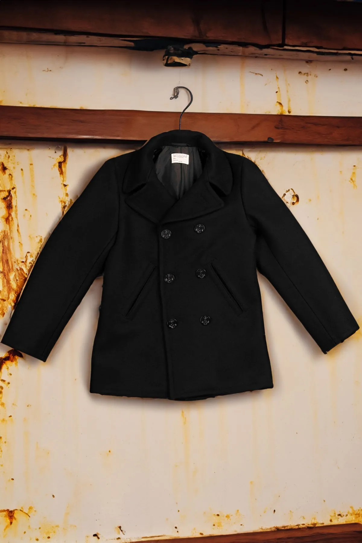 Pike Brothers - 1938 Pea Coat black wool