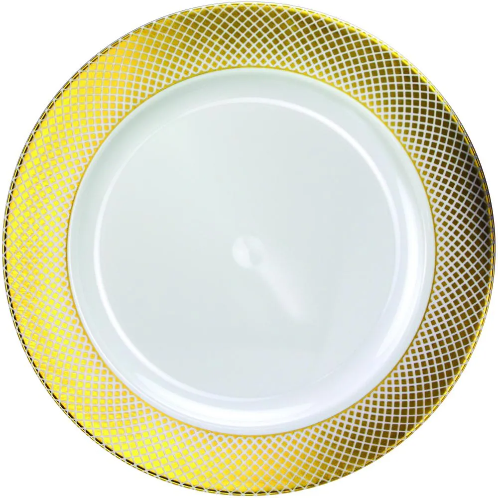 Premium Extra Heavy Weight Plastic Magnificence Dinnerware