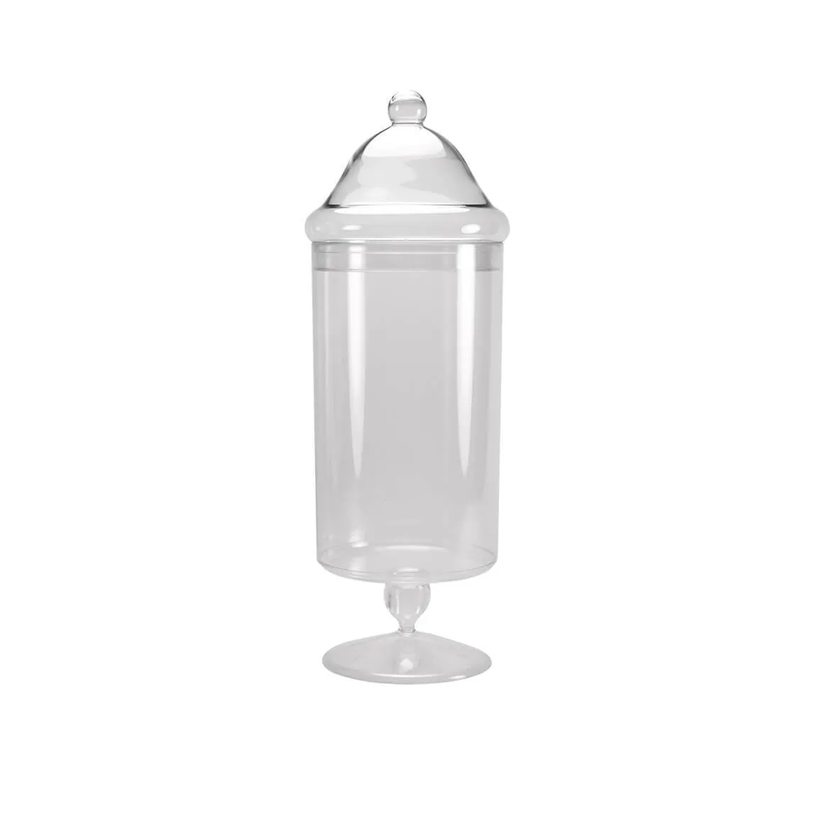 Premium Heavy Weight Plastic Apothecary Jar<br/>Size Options: X-Large Jar, and Large Jar