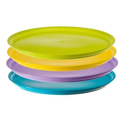 Premium Heavy Weight Plastic Ridged Servingware<br/>Size Options: 12inch Tray and 16inch Tray