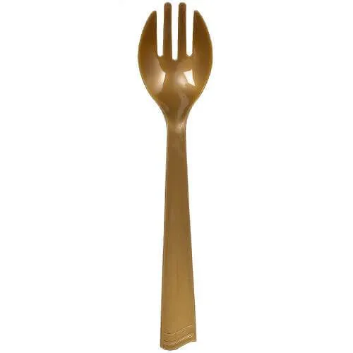 Premium Heavy Weight Plastic Serving Utensil<br/>Size Options: 10inch Salad Fork,  and 10inch Salad Spoon