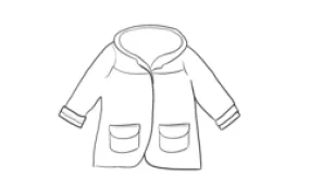 Raincoat Outline