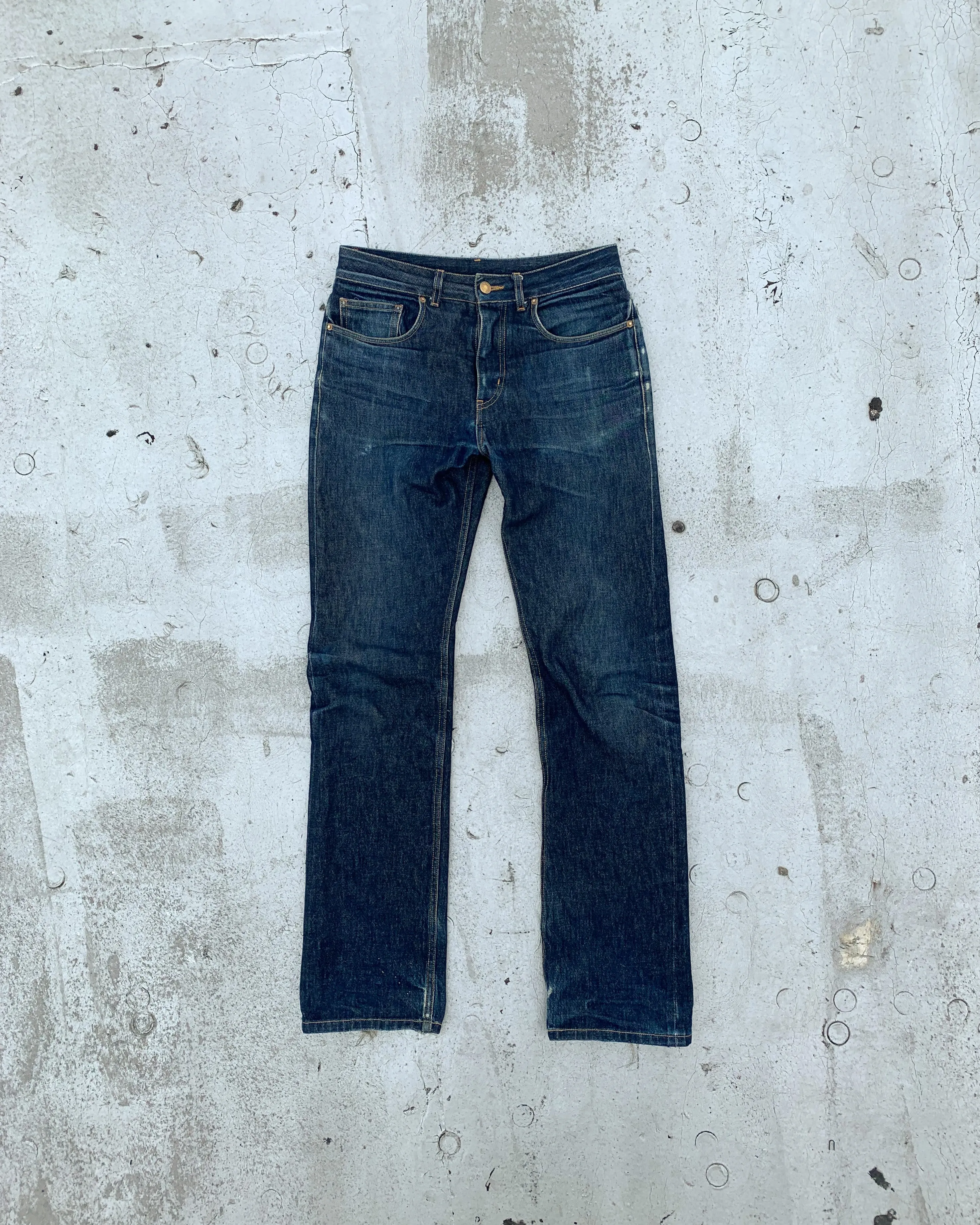 RAW STRAIGHT LEG JEANS