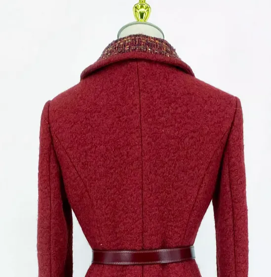 Retro Contrast Colors Red Jacket